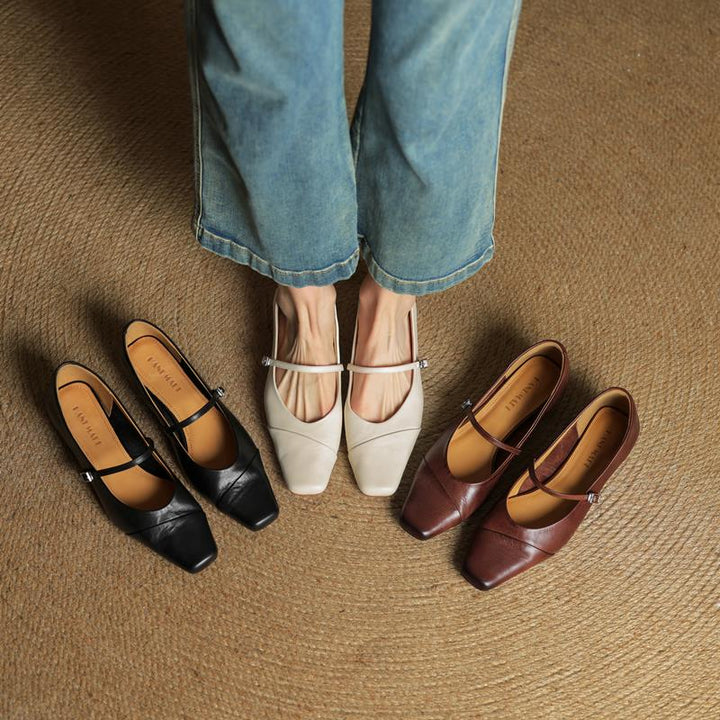 Velin Genuine Leather Pumps