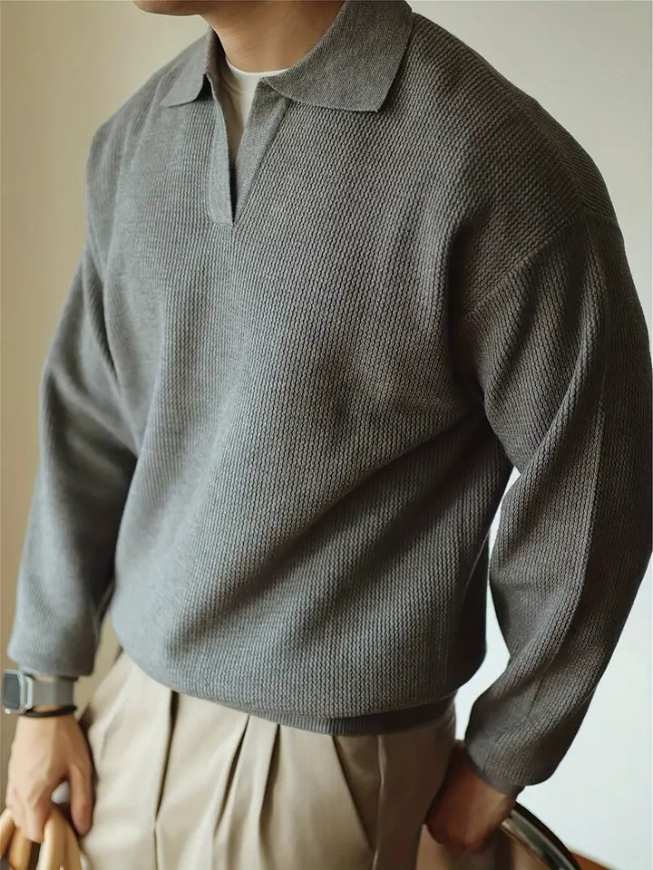 Edward Long-Sleeve Polo