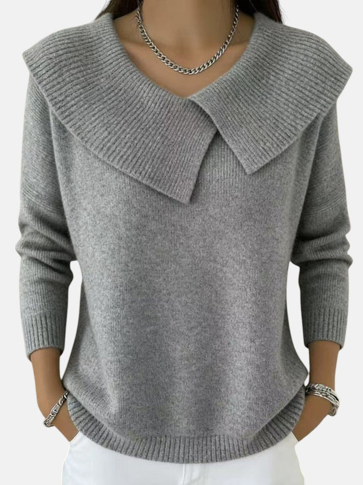 Lucia | Warm Sweater with Soft Collar