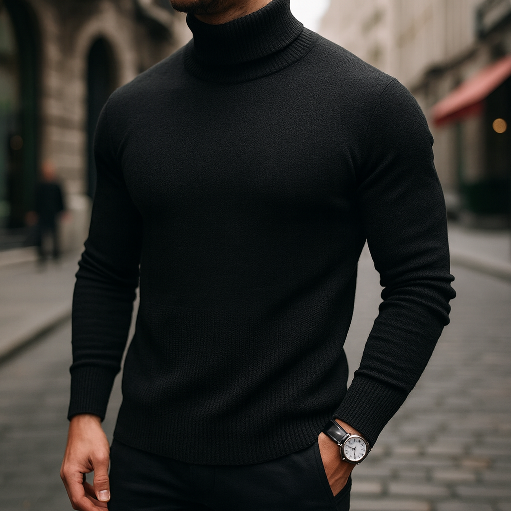 Alkan 100% Wool Turtleneck