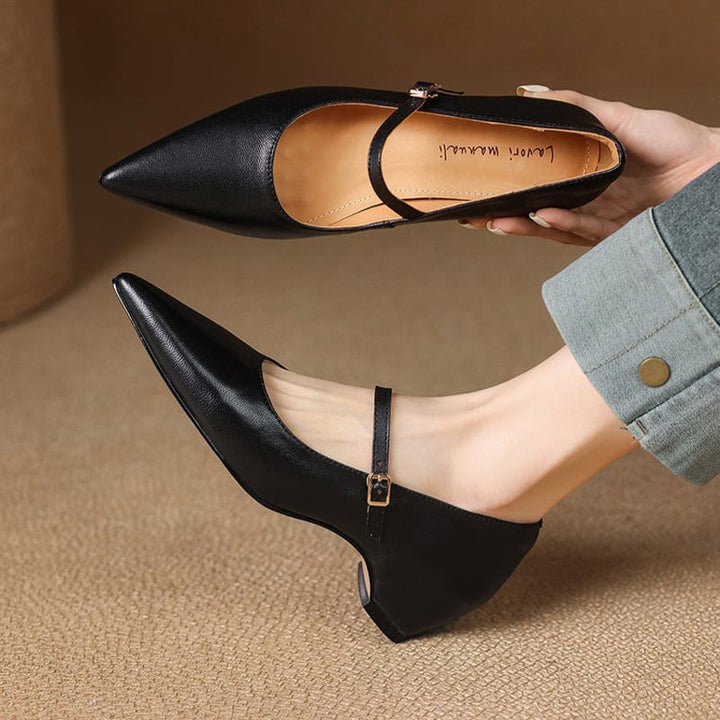 Mirelle Genuine Leather Heels