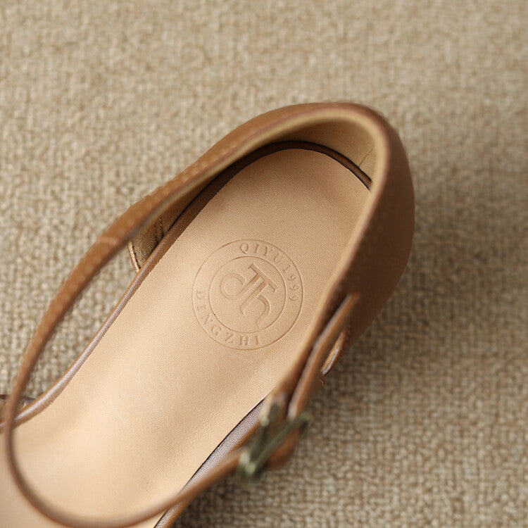 Zolain Genuine Leather Sandals