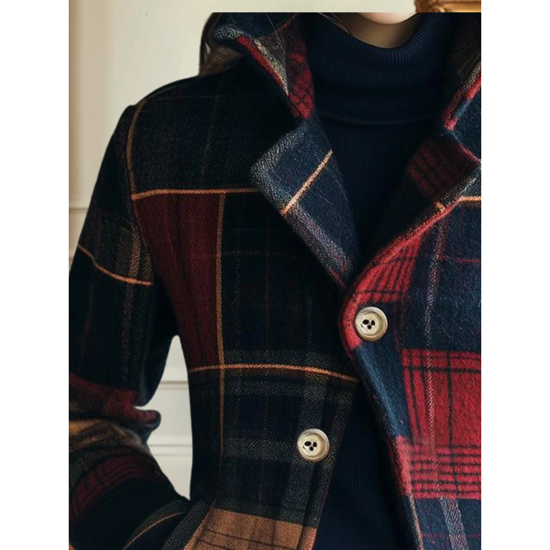 Audrey | Classic Plaid Jacket