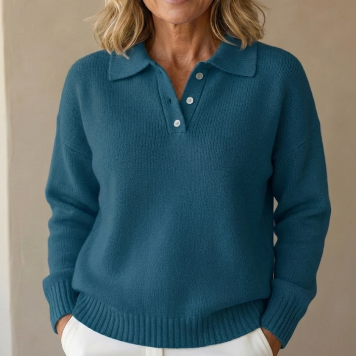 Olivia | Soft Knit Jumper with Collar