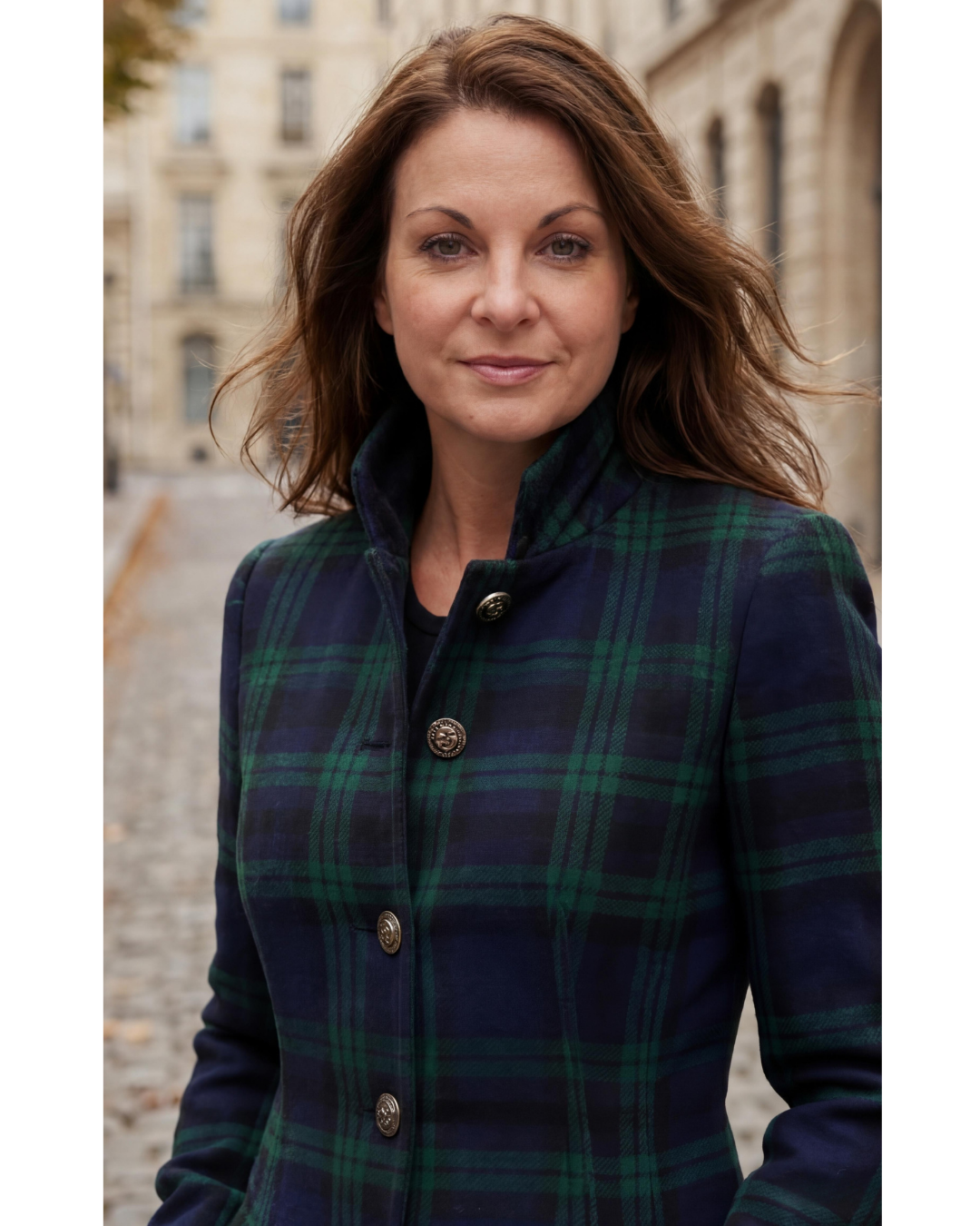 Nancy™ | Timeless Plaid Elegant Coat