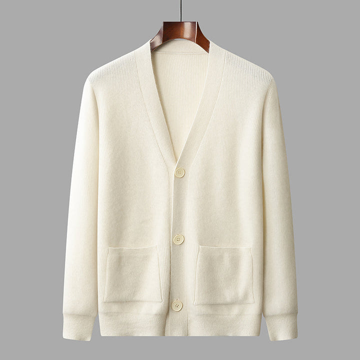 Myles 100% Cashmere Cardigan