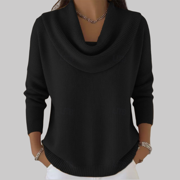 Angela| Soft Cowl Neck Sweater