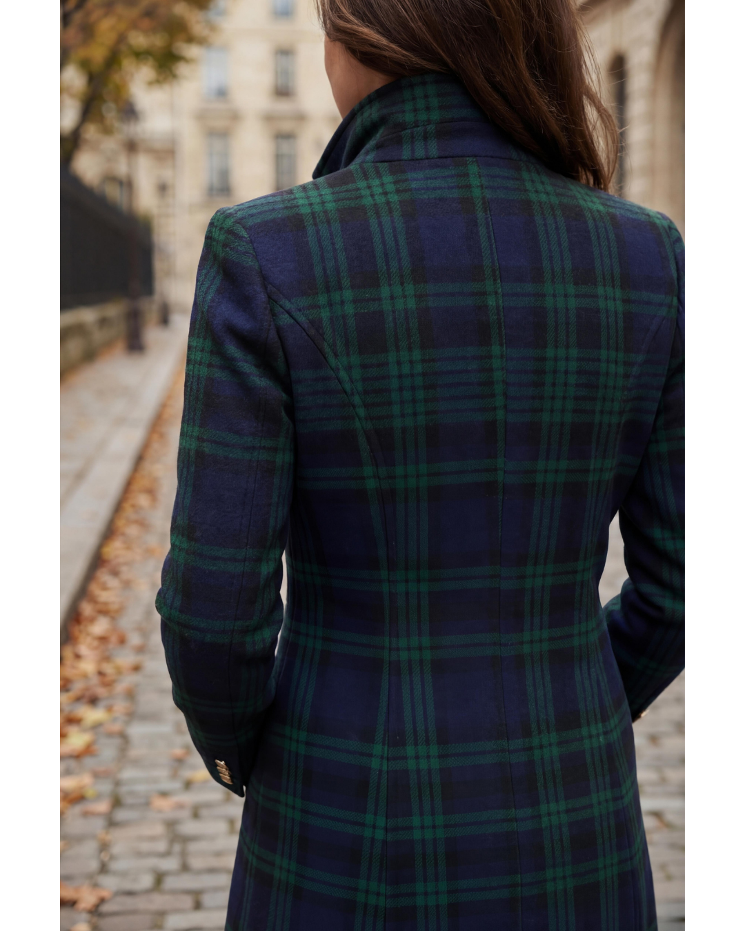 Nancy™ | Timeless Plaid Elegant Coat