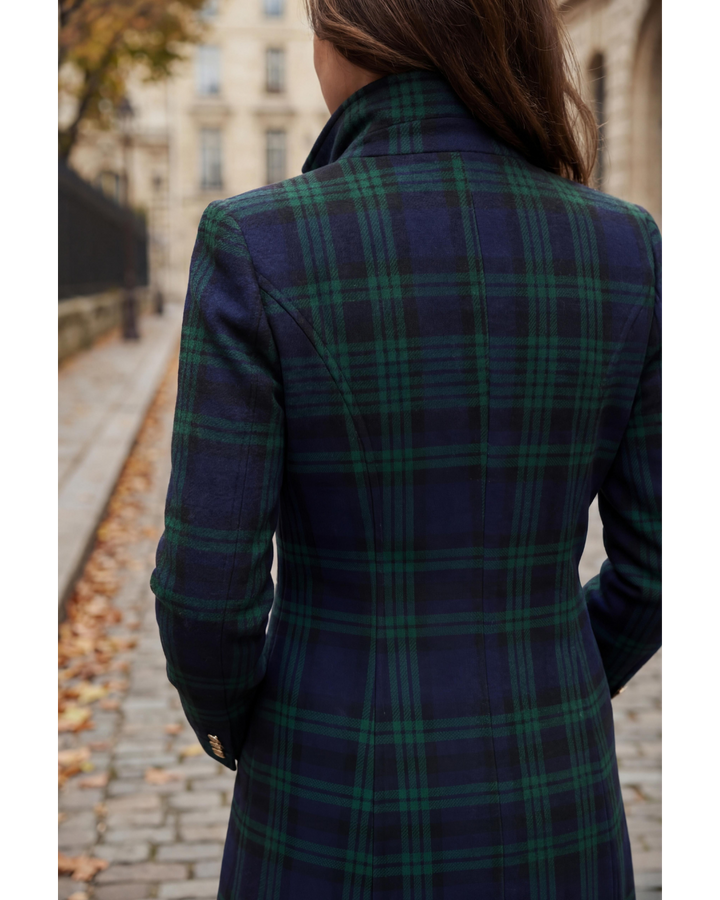 Nancy™ | Timeless Plaid Elegant Coat