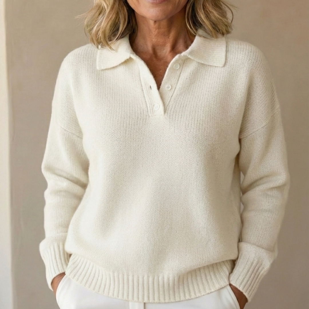 Olivia | Soft Knit Jumper with Collar
