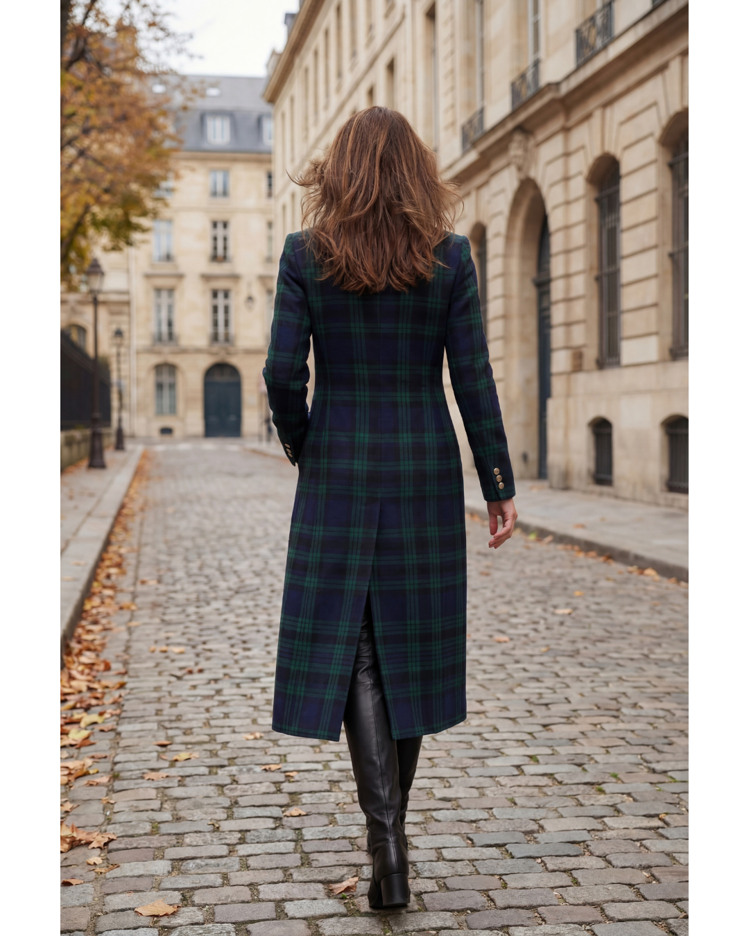 Nancy™ | Timeless Plaid Elegant Coat