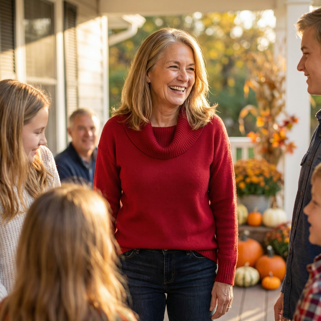 Angela| Soft Cowl Neck Sweater