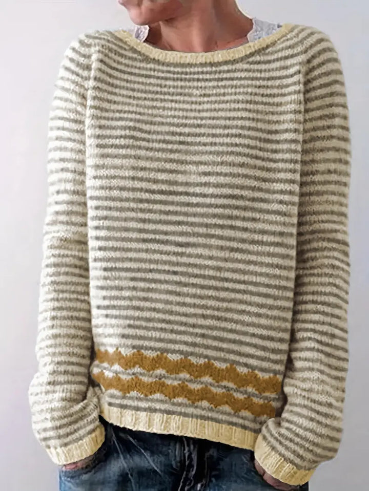 Jai | Striped Casual Knit Sweater