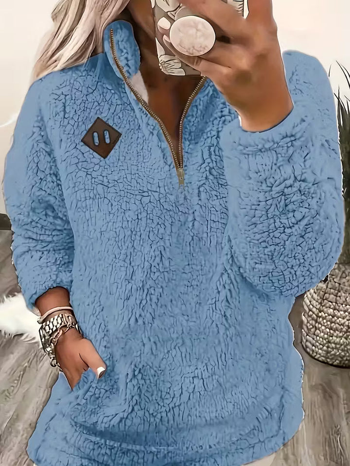 Humera™ | Elegant Zip-Up Sweater