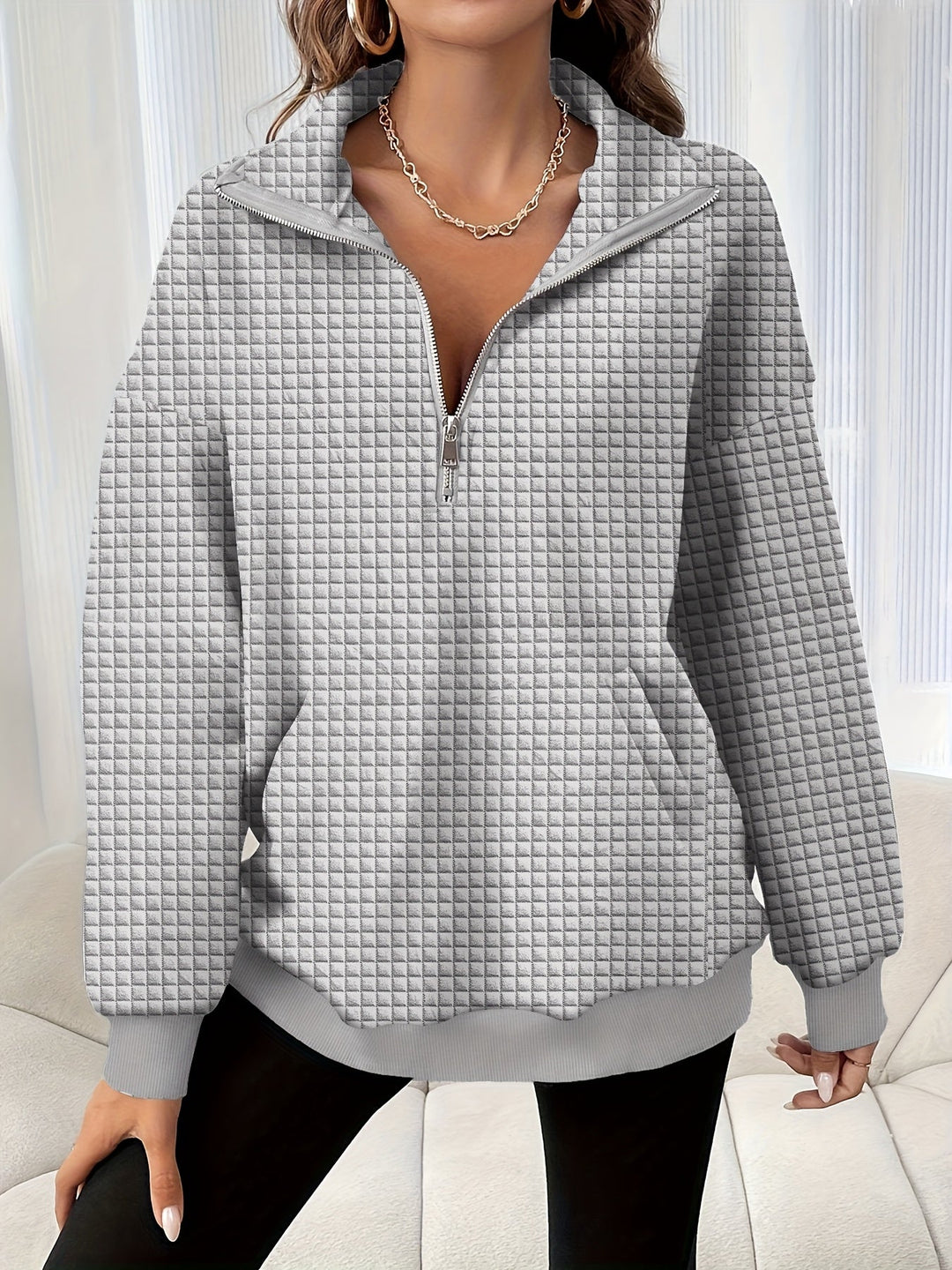 Keira | Cozy Zip-Collar Pullover