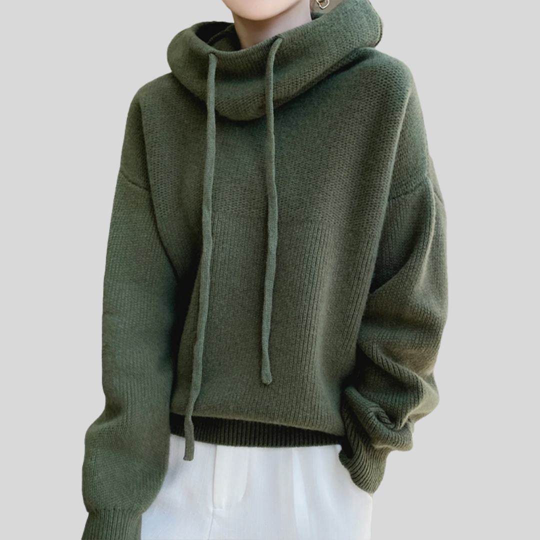 Elvire | Cozy Hooded Pullover