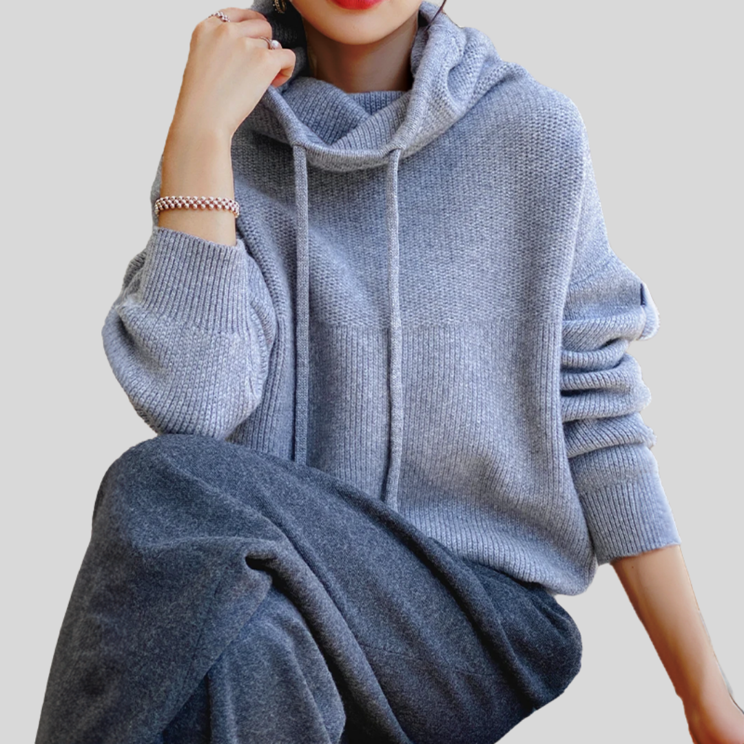 Elvire | Cozy Hooded Pullover