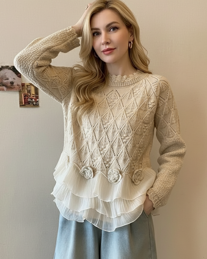 Taylor | Ruffle Sweater