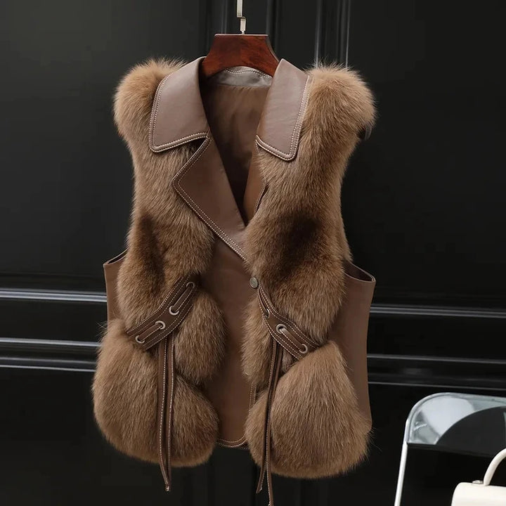 Lucia Fur Vest