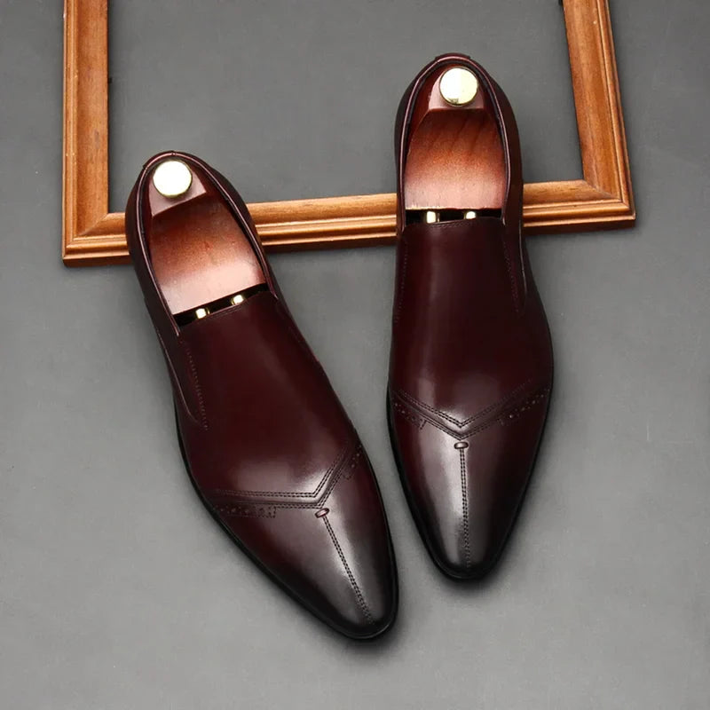 Zion Genuine Leather Loafers