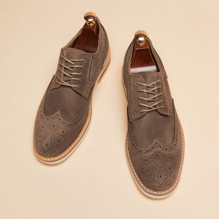 Zaviar Genuine Leather Shoes