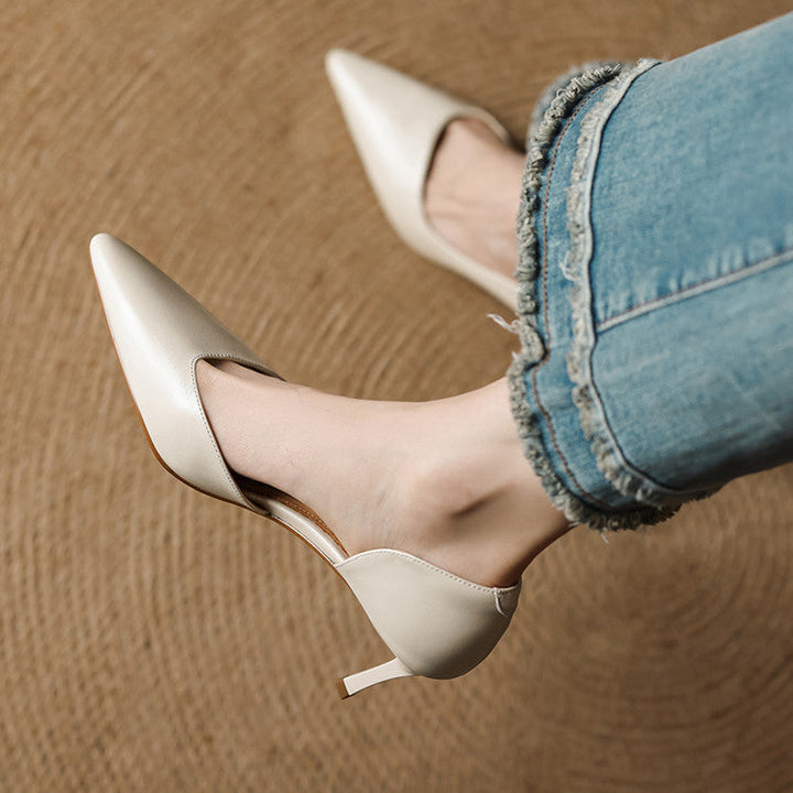 Nuva Genuine Leather Heels