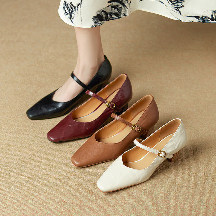 Estel Genuine Leather Heels