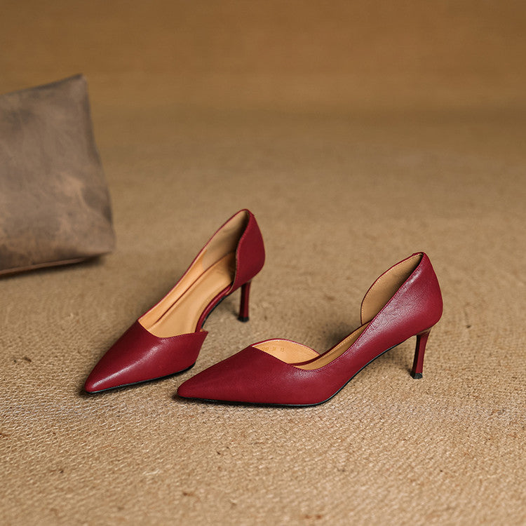 Nuva Genuine Leather Heels