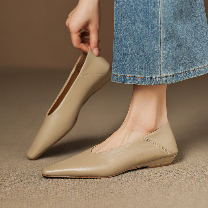 Emor Genuine Leather Flats