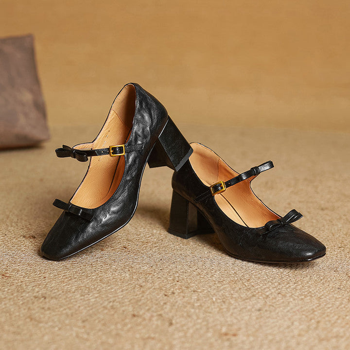 Emar Genuine Leather Heels