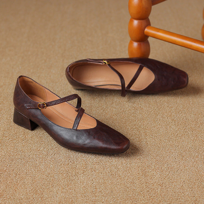 Evra Genuine Leather Heels