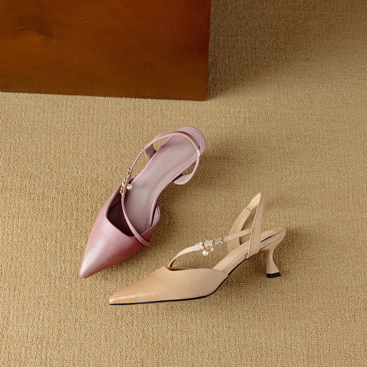 Dahlia Genuine Leather Heels