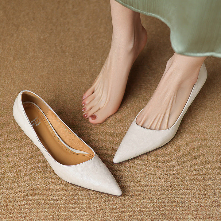 Elore Genuine Leather Heels