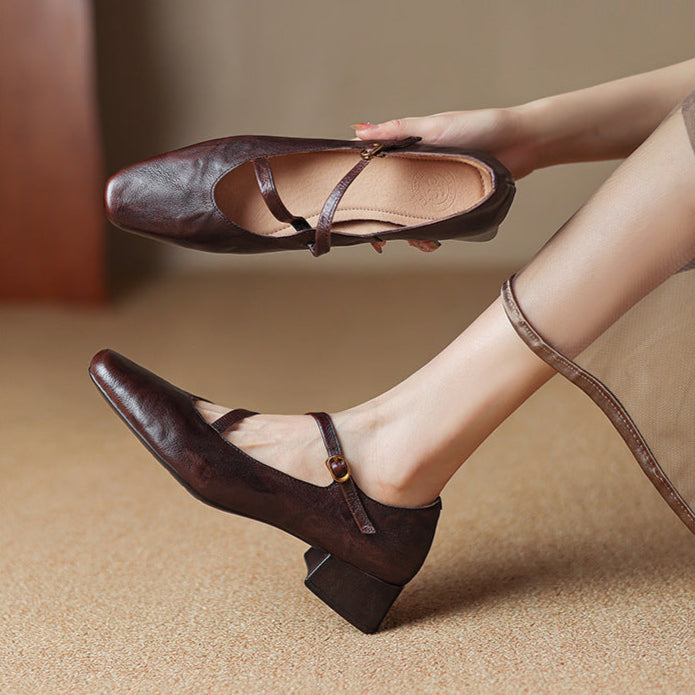 Evra Genuine Leather Heels