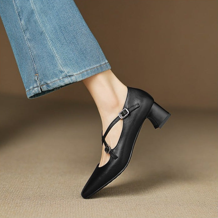 Ciora Genuine Leather Heels