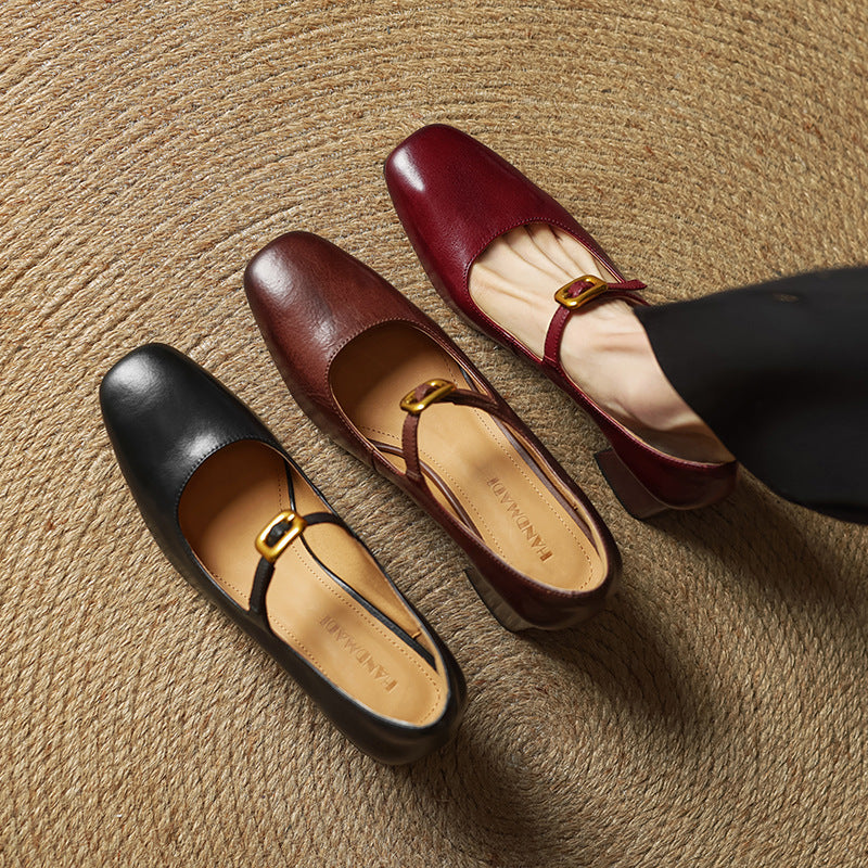 Olea Genuine Leather Heels