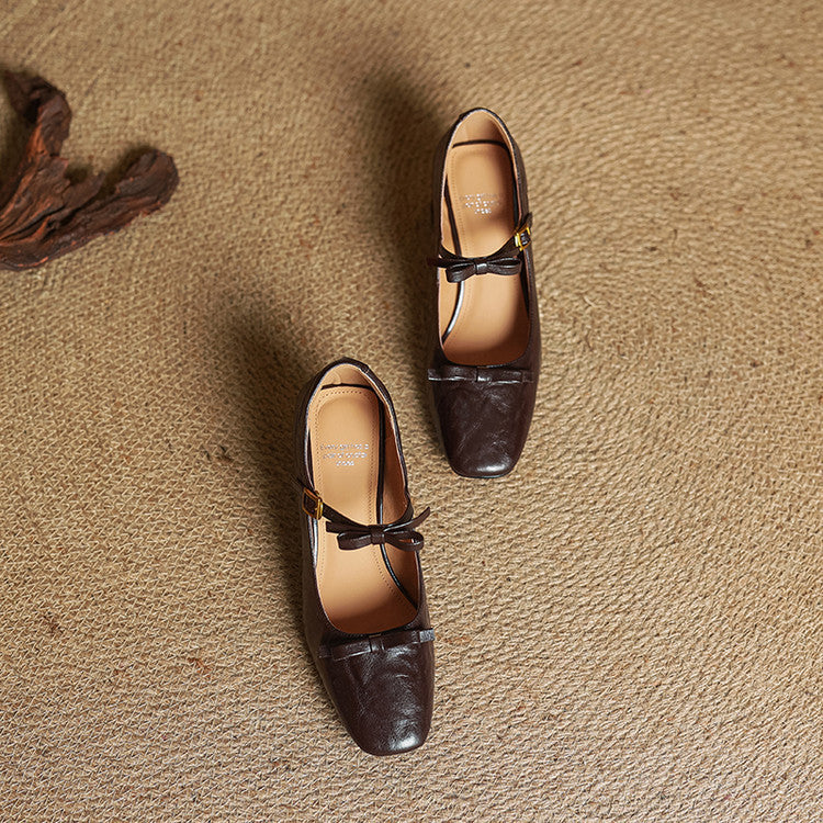 Emar Genuine Leather Heels