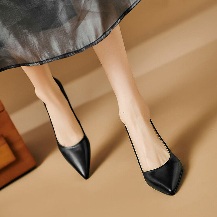 Lior Genuine Leather Heels