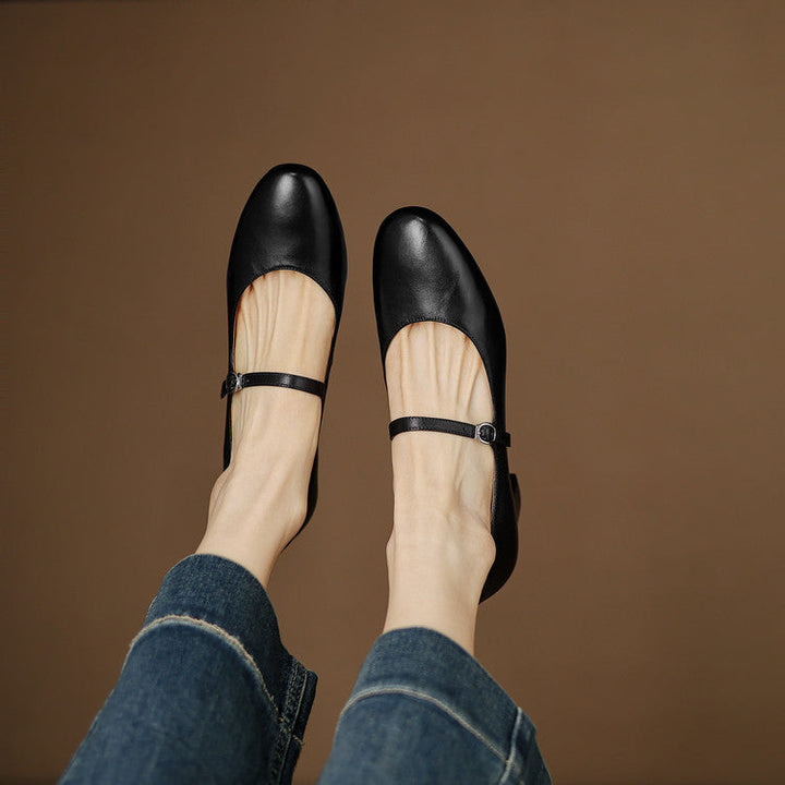 Cadrel Genuine Leather Pumps