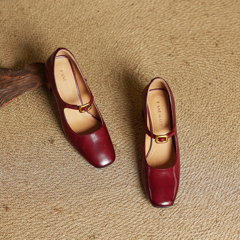 Olea Genuine Leather Heels