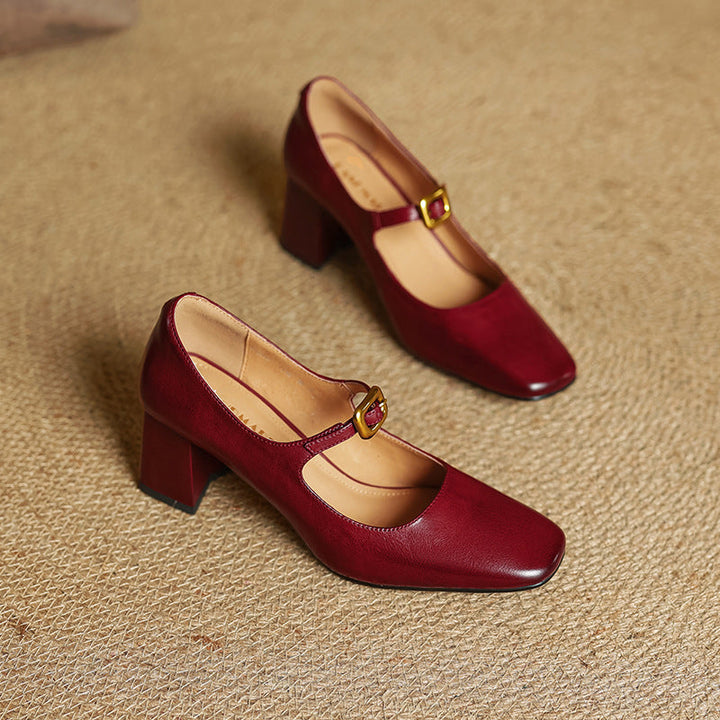 Olea Genuine Leather Heels