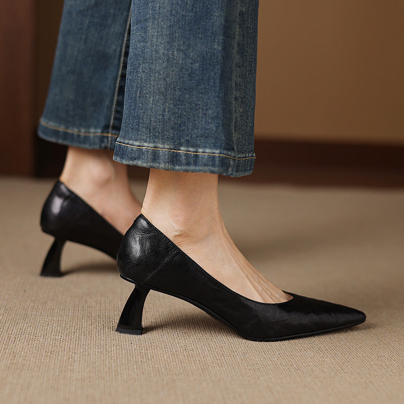 Veler Genuine Leather Heels