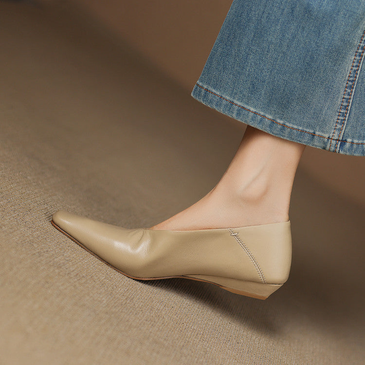 Emor Genuine Leather Flats