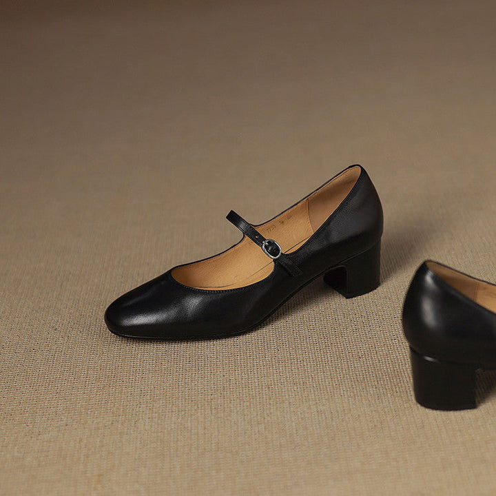 Cadrel Genuine Leather Pumps