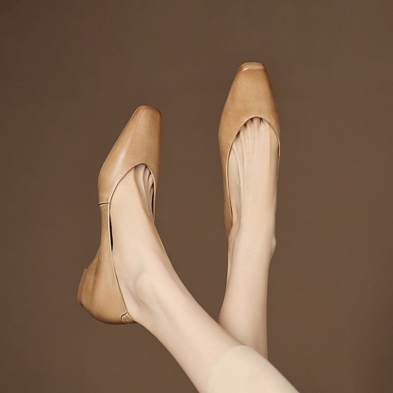 Oren Genuine Leather Flats