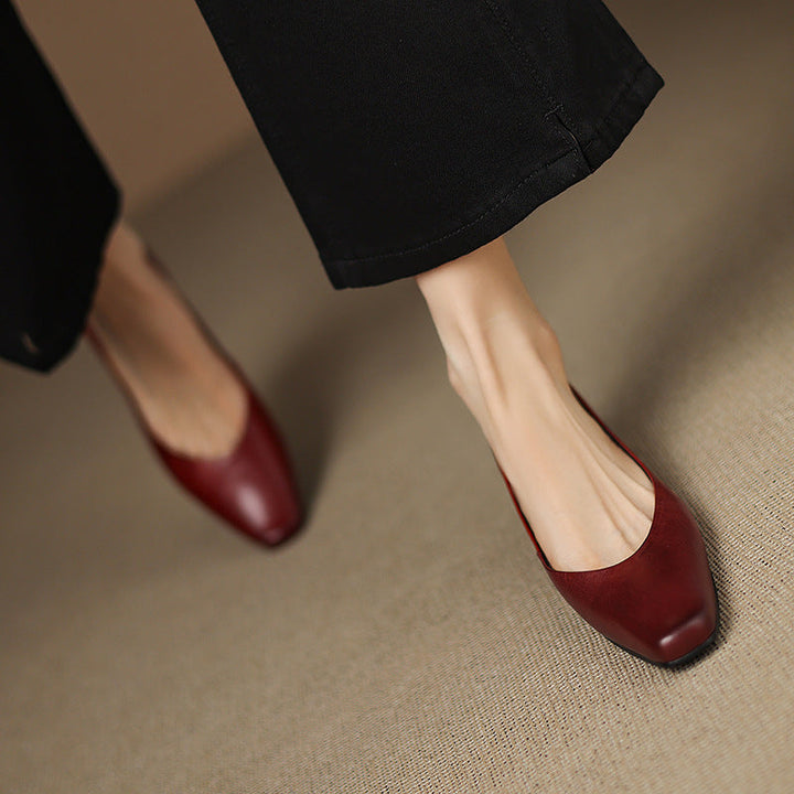 Oren Genuine Leather Flats