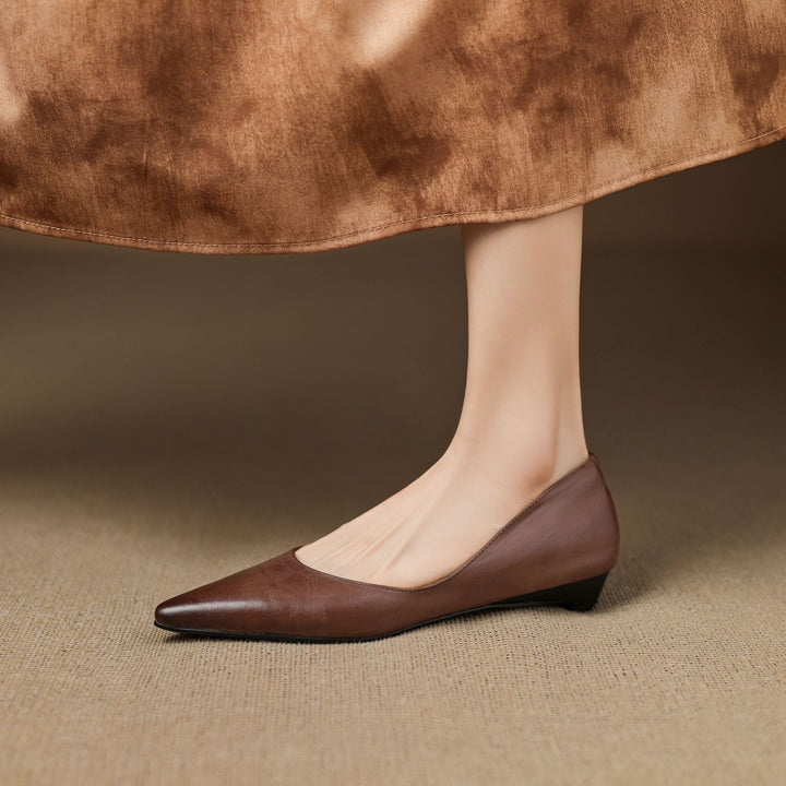 Irella Genuine Leather Flats