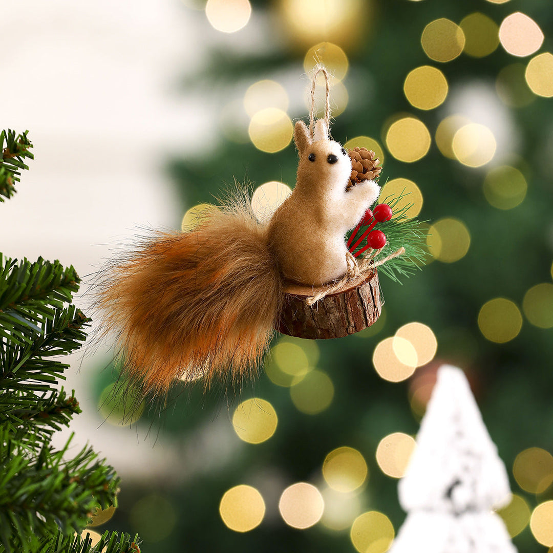 Squirrel Christmas Tree Ornament