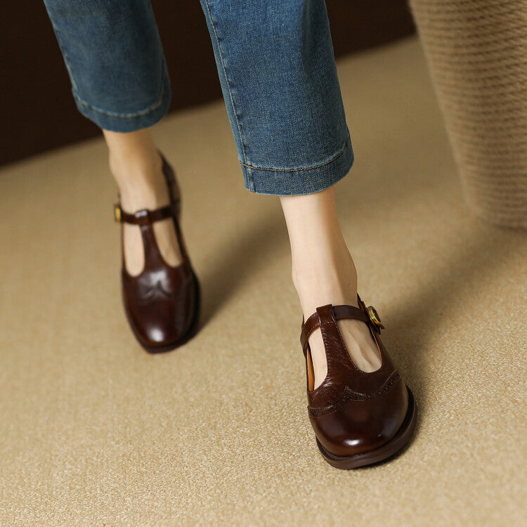 Myra Genuine Leather Shoes