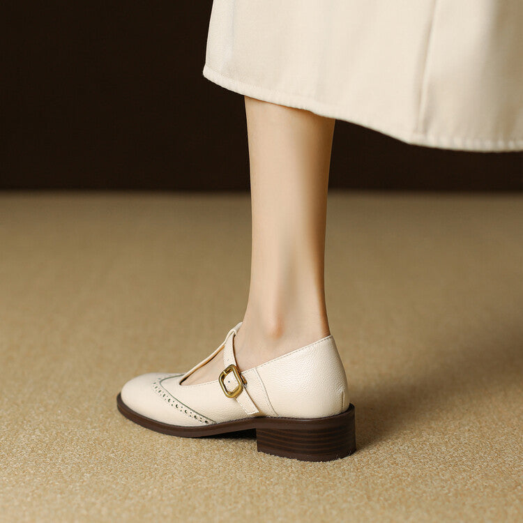 Myra Genuine Leather Shoes